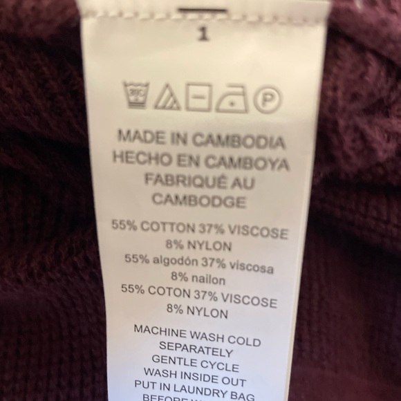🆕🌟Michael Kors Deep Burgundy Knitted Sweater - Picture 8 of 8